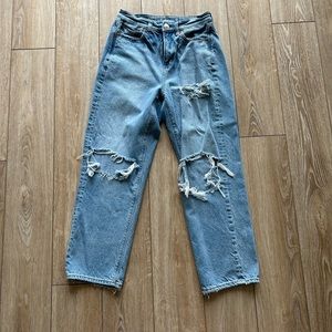 American eagle boyfriend ripped jeans